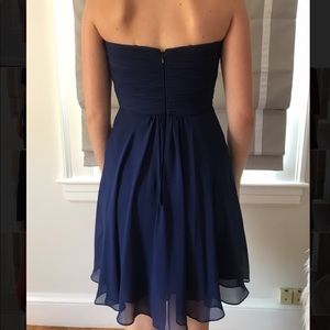 Short Strapless Cocktail Dress by Faviana